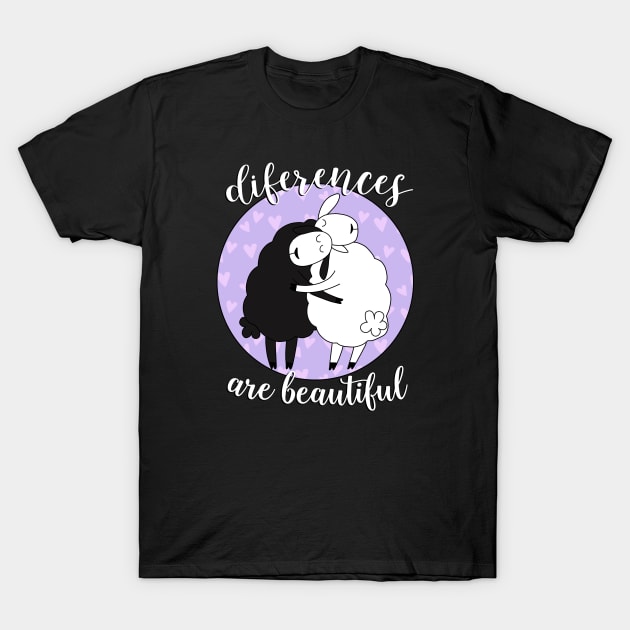 Differences are beautiful T-Shirt by valentinahramov